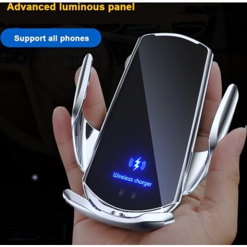 Holder for All Phone 15W Wireless Charging Mobile Magnetic Phone Holder Stand Magic Clip Q3 Portable automobil Holder