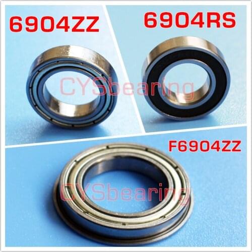 Bike part 61904-2RS 6904RS 6904RZ 20*37*9 mm 6904 F6904ZZ S6904RS flange stainless SUS440 304 ball bearing ZRO2 plastic ceramic
