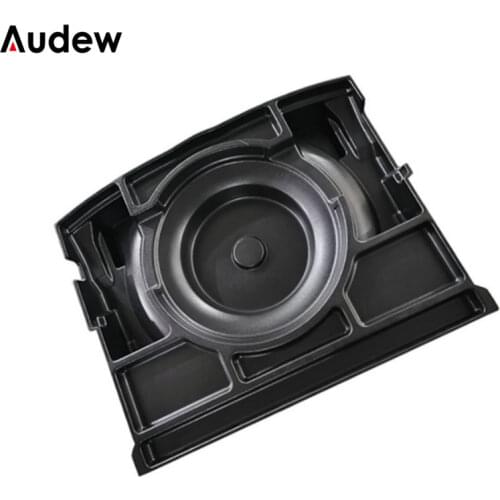 For Toyota RAV4 2019 2020 5th Spare Tire Storage Box Rear Trunk Tail Box Car Spare Wheel Organizer Modification Accessories