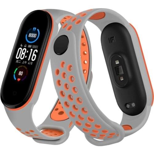 New 1 Pcs Breathable Wristband Strap For Xiaomi Mi Band 3/4/5/6 Candy Color Bracelet TPU Soft Wrist Strap For Smart Accessories