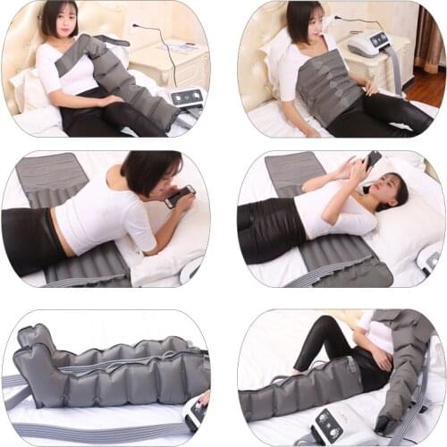 Electric Air Compression presoterapia Foot Massager Waist Leg Arm air pressure massager lymphatic massage machines