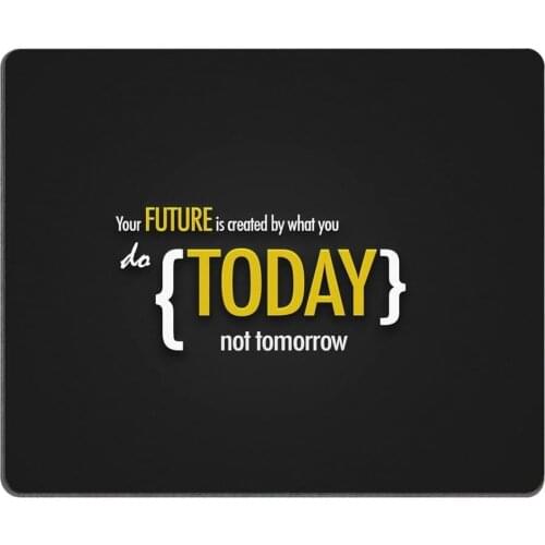 Inspirational Motivational Wallpaper New Year Mouse Pad - Durable Office Accessory Desktop Laptop MousePad and Gifts For Gaming
