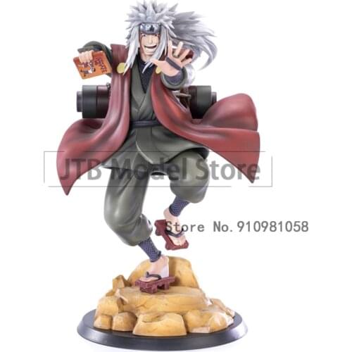 Naruto Shippuden Gama Sennin GK Anime Model Action Figure 20cm PVC Statue Collectible Jiraiya Toy Desktop Decoration Figma Doll
