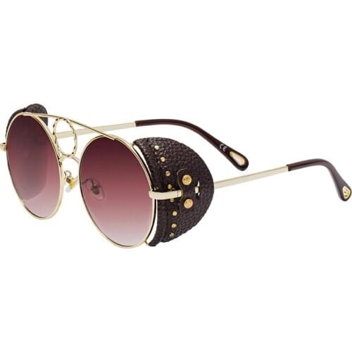 Simvey Retro Steampunk Sunglasses Fashion Unisex Goggles Steam Punk Sun Glasses for Halloween Cosplay Party Glasses