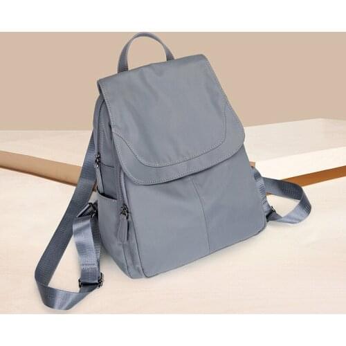 Womens genuine leather backpack bag casual waterproof real cowhide backpacks female luxury back pack women travel C1476