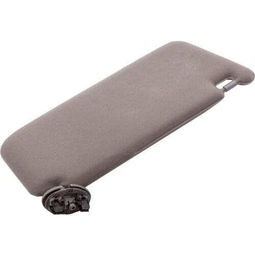 Drivers Side Sun Visor Sunshade for Toyota Camry W/O Sunroof Gray 2007-2011