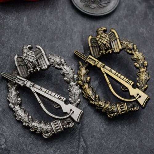 Soviet Union USSR Medal Poland 57 Infantry Assault Badge Pin Brooch Souvenir Gifts