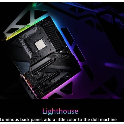 Lamp Strip ATX Back Light PC Case 5V 3Pin ATX Motherboard Back Light Case Desktop Mainboard Lamp Strip Lighthouse