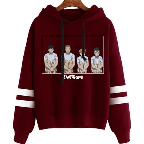 2020 Haikyuu Hoodies Kuroo Streetwear Pullover Sweatshirt Men Fashion Autumn Winter Hip Hop Hoodie Pullover
