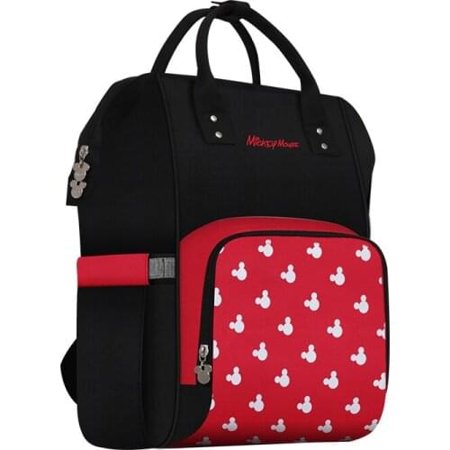 Disney Large Capacity Maternal Diaper Bag Baby Stroller Carriage Bags Mummy Nursing Care Organizer Backpack Travel Handbag
