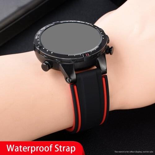 Waterproof Silicone Strap Watch Accessories 24-16mm Watchband For GST-B200 GST-B200D Series Watch Band
