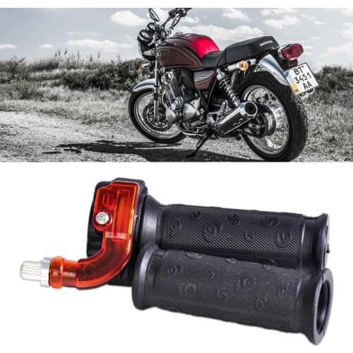 1 Pair Black Twist Throttle Grips Accelerator Handle fit for 49cc Mini Pit Bike ATV Quad Pocket Dirt For 7/8" or 22mm bar
