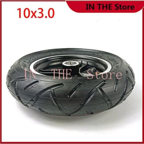 10 inch pneumatic wheel10x3.0 tire inner tube&alloy Disc brake rims for Electric Scooter Balancing Hoverboard 10*3.0 tyre