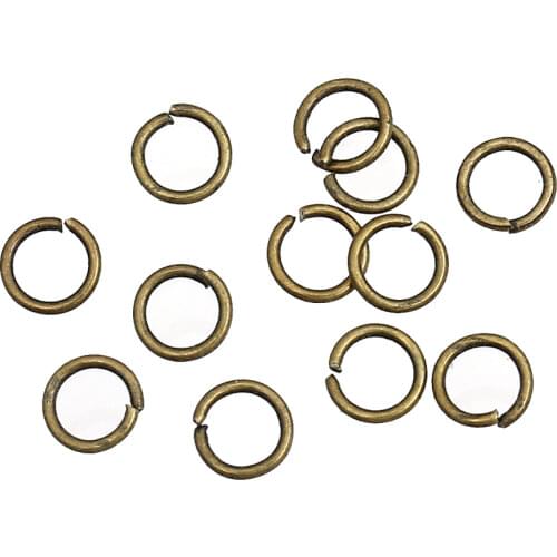 DoreenBeads 1200PCs 5mm Bronze Open Jump Ring Findings