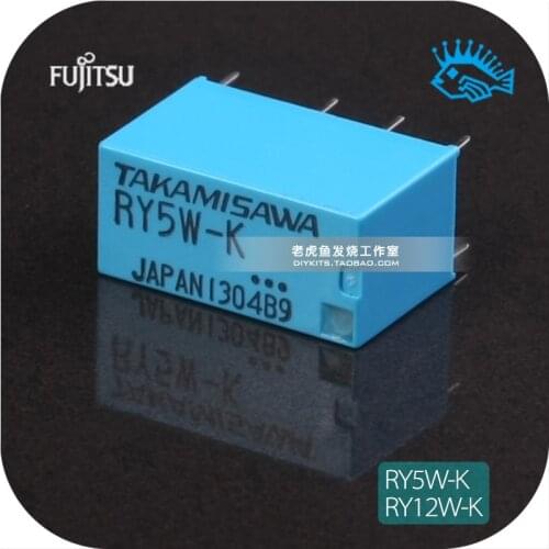 2pcs/20pcs Brand new Japanese original FUJITSU TAKAMISAWA RY5W-K RY12W-K audio signal relay