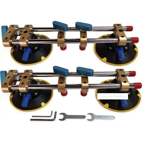 2pcs/lot ZYH-PJQ-F1 Seamless Stone Seam Setter Manual Rubber Vacuum Leveling Setter Home Granite Countertop Installation Tools