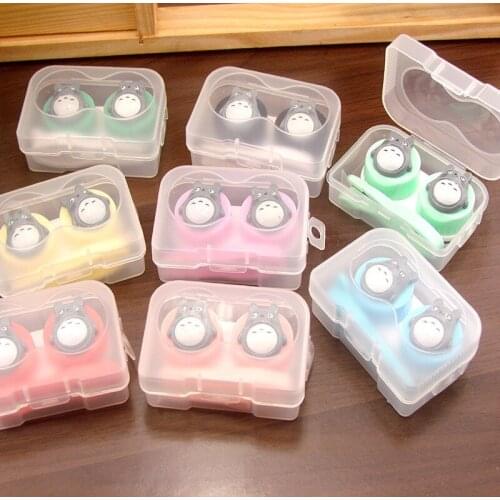 20set/lot Japanese cartoon classics animal contact lenses box / companion box / Cartoon eyeglasses box /storage case/ lens care