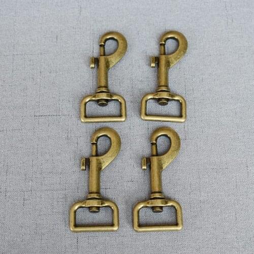 20 Pcs/Lot 25mm Metal Buckle Swivel Lobster Clasp Carabiner Clip Loop Snap Hook For Dog Pet Leads Leash Lock Hardware DIY