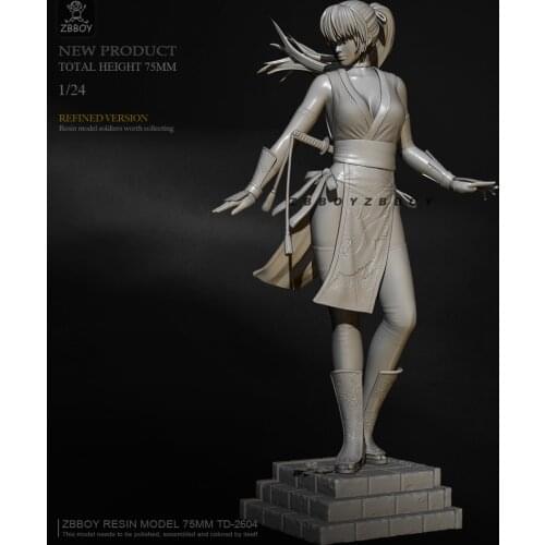 75mm 1/24 Resin model kits DIY figure self-assembled TD-2604