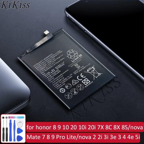 Battery for huawei honor 8 9 10 (Pro Lite)8A 8C 8X 8S/Mate 7 8 9 (Pro Lite)/nova 2 2i 3i 3e/nova Lite honor8 lite nova3E Mate9