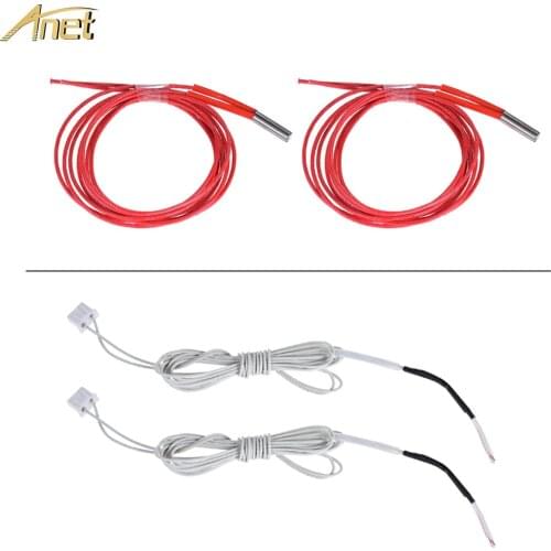 Anet 12V 24V 40W Ceramic Cartridge Heater + 3950 100K NTC Thermistor for a6 a8 e10 e12 hotend heatbed extruder 3D Printer parts