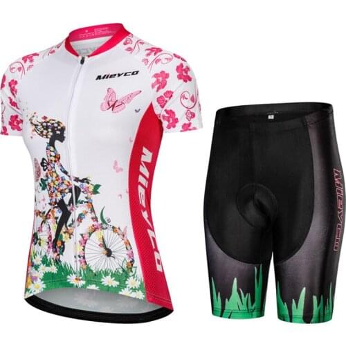 Quick-Dry Cycling Jersey Set Womens Clothing Summer 2021 Outdoor Ropa Ciclismo Maillot Culotte 5D Gel Conjunto Deportivo Mujer