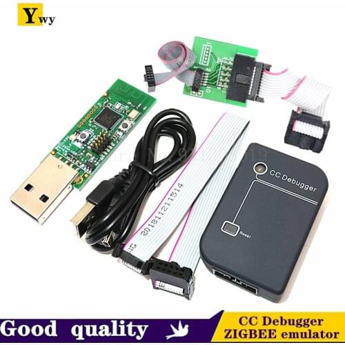 CC Debugger ZIGBEE Emulator CC2531 CC2540 Sniffer Wireless Board Bluetooth 4.0 Dongle Capture USB Programmer Downloader Cable
