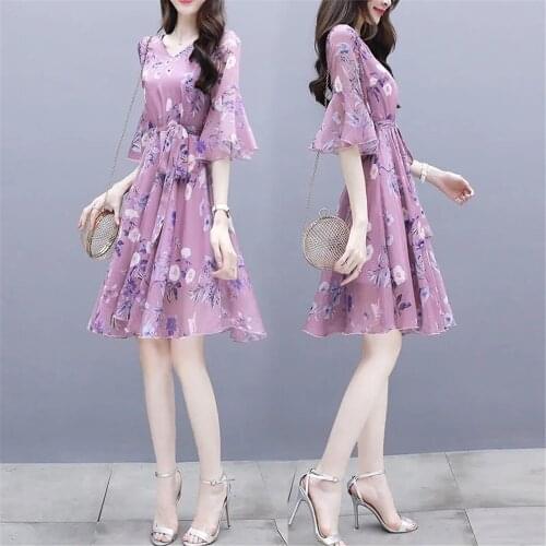 IIMADFWIW Long Sleeve Summer Dresses