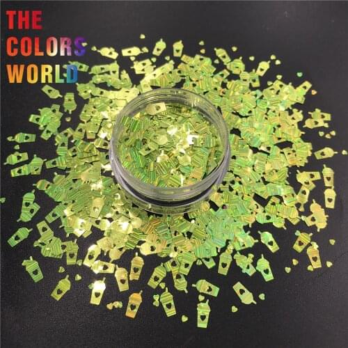 Laser Strip Milkshake Cup Boba 8MM Nails Glitter Nail Art Decoration Tumblers Crafts HandMade DIY Festival Accessories Suppliers