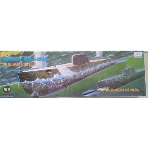 MiniHobby 81201 1/144 German World War II Type XXI-U-2518 Submarine Model Electric TH07929-SMT6