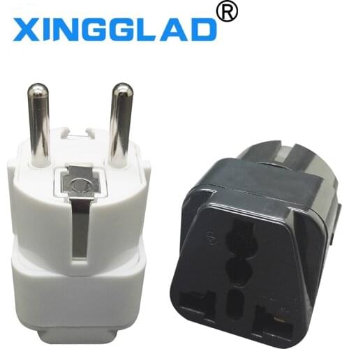 Multifunction EU European AC 13A 250V Power Electrical Schuko US UK AU To EU Plug Universal Travel Adapter Outlet Socket