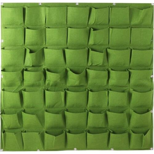 Wall Hanging Planting Bag 49 Pockets Growing Pot Vertical Home Garden Vegetable Flower Cultivation Bag Growing bag