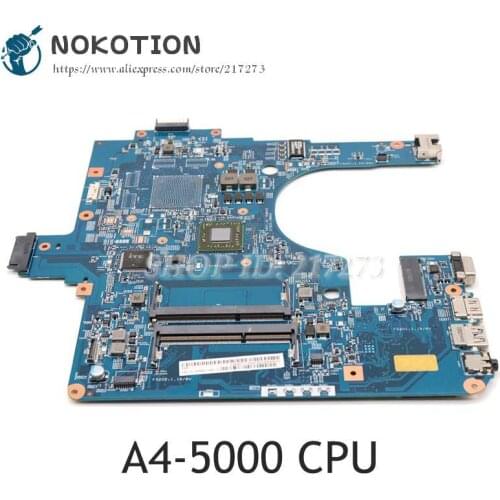 NOKOTION EG50-KB MB 12253-3M 48.4ZK14.03M For Acer aspire E1-522 NE522 Laptop Motherboard DDR3 NBM811100N A4-5000 CPU