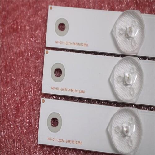 100%new 1set=10Pieces LED Backlight strip 4 lamp For 43N1 43U1 Light Bar CH43L43A-V01/V02/V04 DSBJ-WG