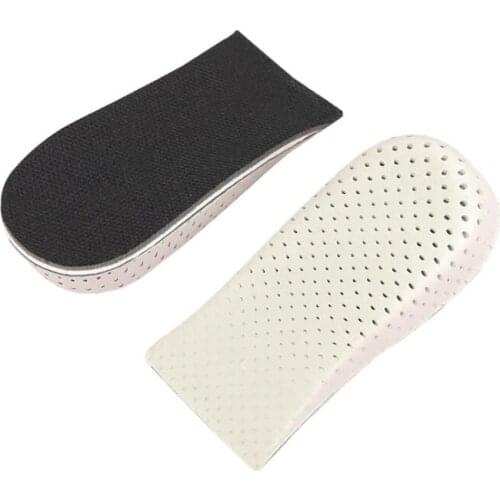 Wholesale memory foam Increased insoles Breathable Invisible high-elastic half insole