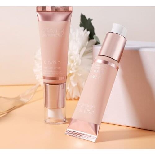 O.TWO.O Makeup Base Face Primer Invisible Pore Light Oil-Free Makeup Finish No Creases Foundation Primer Cosmetic Makeup