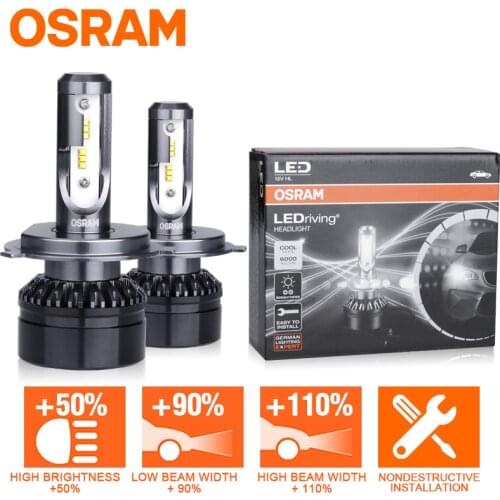 OSRAM led H7 H4 led Bulbs 6000K 9012 HIR2 HB3 HB4 H1 9005 9006 headlight h11 car fog lamp Автомобильные лампы 12V Auto led light