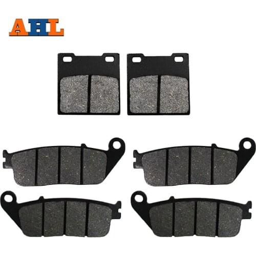 AHL Motorcycle Front & Rear Brake Pads For Suzuki F+R GSX400 (94-96) GSF600 Bandit (95-99) RF 400 RF 600 (93-97)
