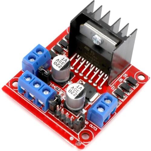 1pcs Dual H Bridge DC Stepper Motor Drive Controller Board Module L298N for Arduino smart car robot