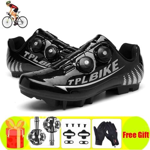 Professional Athletic Sapatilha Ciclismo Mtb Cycling Shoes Men Self-Locking Mountain Bike Women Sports Bicicleta Carretera