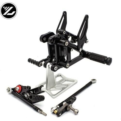 CNC Verstelbare Rearsets Achter Set Motorfiets Footrest Moto Pedaal pedal For MV Agusta F3 675 EAS Brutale 2012-2015 2013 2014