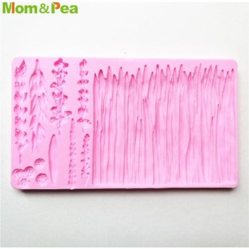 XK026 Grass Related Silicone Mold Gum Paste Chocolate Ornamental Fondant Mould Cake Decoration Tools