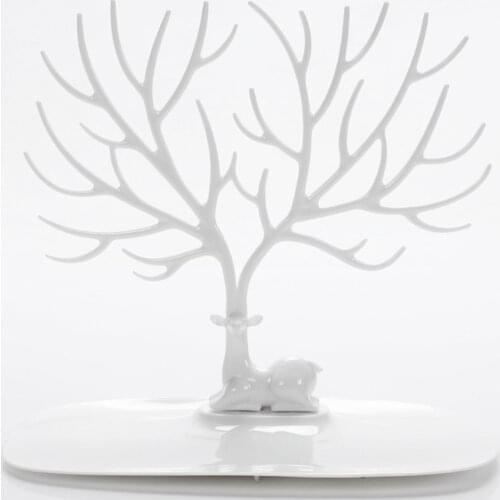 Fine Jewelry Pendant Earrings Necklace Display Stand High Quality Deer Head Jewelry Display Stand Organizer Make Up Decoration