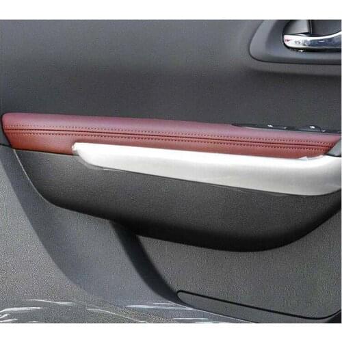 Customzied Color Microfibre Leather Doors Armrest Protective Cover For Renault Kadjar Right Hand Drive Valid CAB126