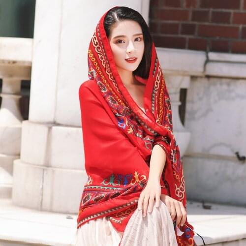 Women Shawls Wraps Shawls Pashmina 180*100cm Large Poncho Multi-function Scarves Female Foulard Head Scarf Printed Muffler