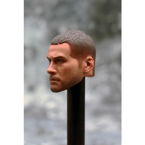 1/6 Scale Male Jake Gyllenhaal Head Carving For 12" Muscular Figure Body Collectible Soldier Toy Model