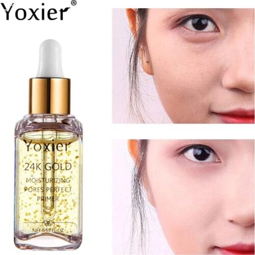 Yoxier Hyaluronic Acid Makeup Primer Whitening Face Skin Care Oil Control Professional Matte Serum Series Foundation Primer 1pcs