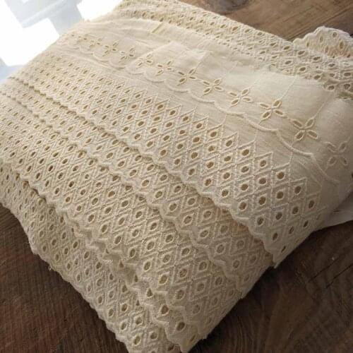 3meter/pack 32cm New Color pink/blue/white extra wide cotton embroider mesh lace cloth sewing accessories X197