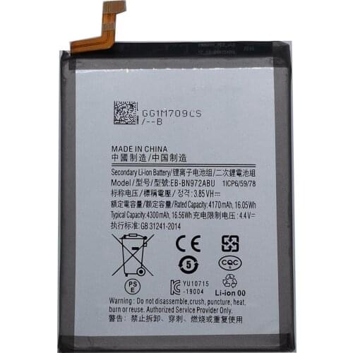 High quality EB-BN972ABU Battery For Samsung Galaxy Note 10+ Note 10 Plus Note 10 Note 10+ Plus Rechargeable Battery