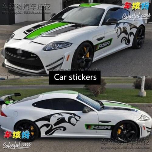 Car stickers FOR Jaguar XE XF XJ XEL Car body decoration modified decals XFL E-PACE car body appearance customization stickers